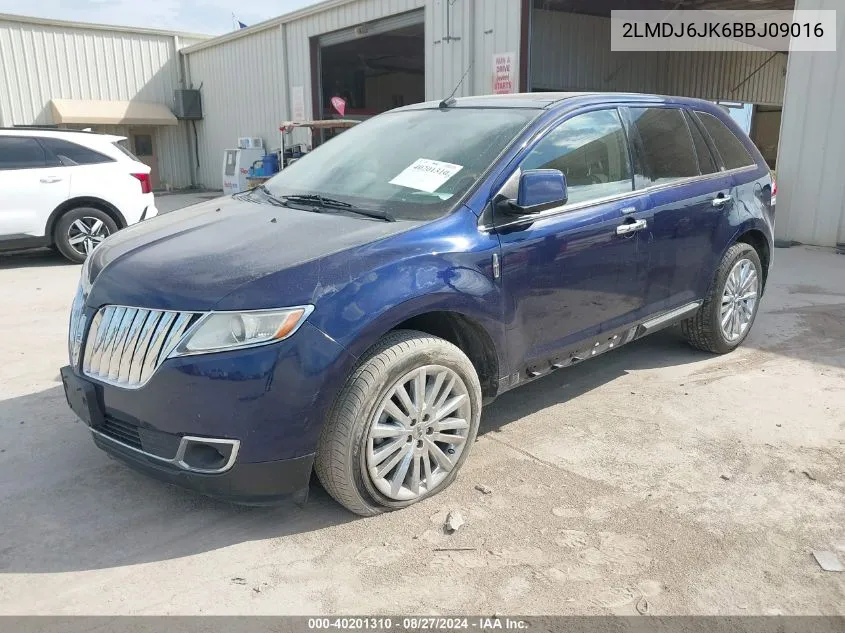 2LMDJ6JK6BBJ09016 2011 Lincoln Mkx