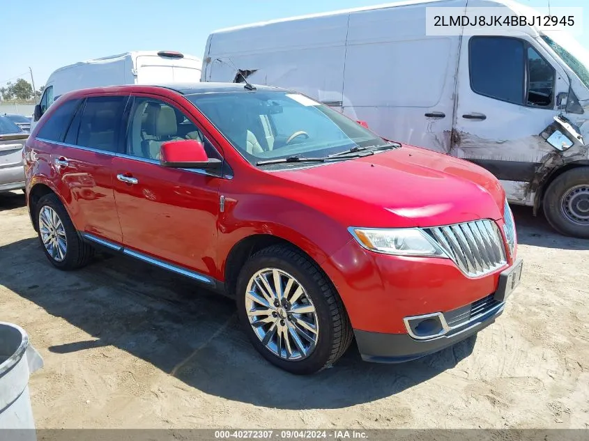 2LMDJ8JK4BBJ12945 2011 Lincoln Mkx