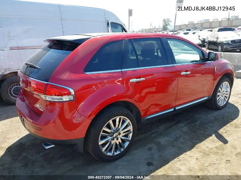 2LMDJ8JK4BBJ12945 2011 Lincoln Mkx