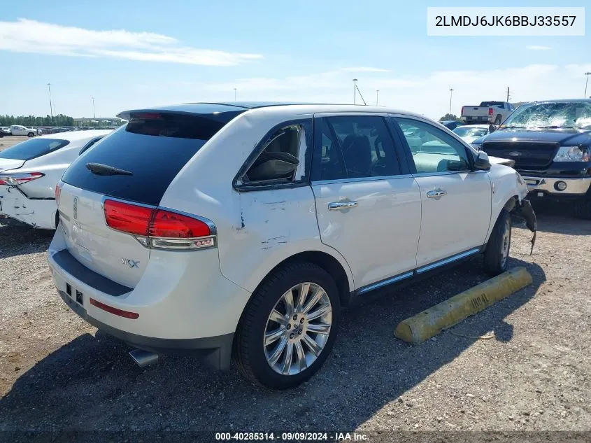 2LMDJ6JK6BBJ33557 2011 Lincoln Mkx