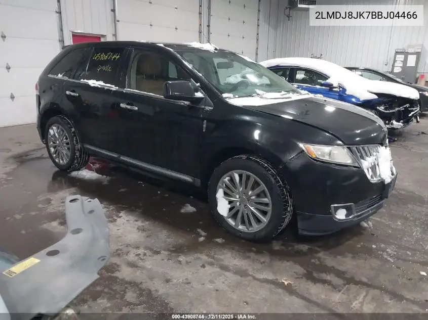 2LMDJ8JK7BBJ04466 2011 Lincoln Mkx