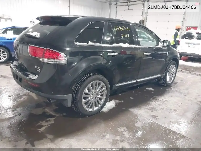 2LMDJ8JK7BBJ04466 2011 Lincoln Mkx