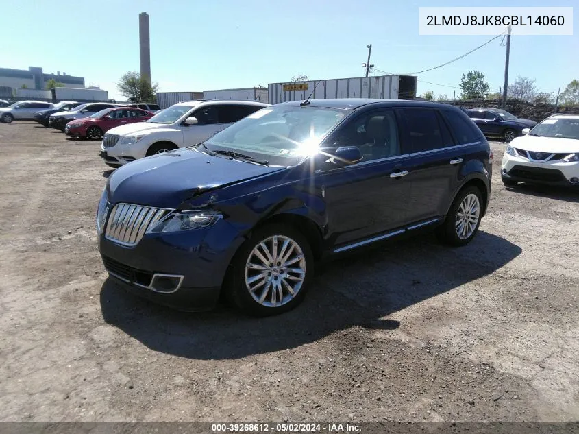 2LMDJ8JK8CBL14060 2012 Lincoln Mkx