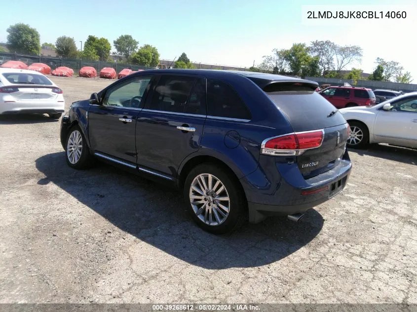 2LMDJ8JK8CBL14060 2012 Lincoln Mkx