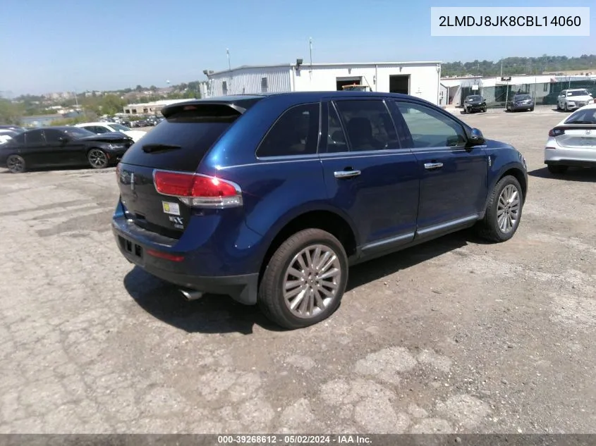 2LMDJ8JK8CBL14060 2012 Lincoln Mkx