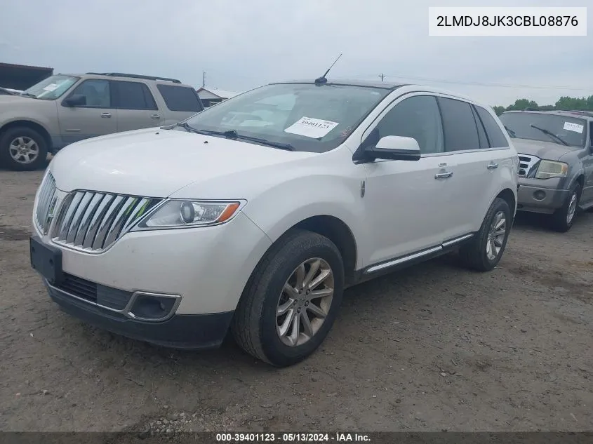 2LMDJ8JK3CBL08876 2012 Lincoln Mkx