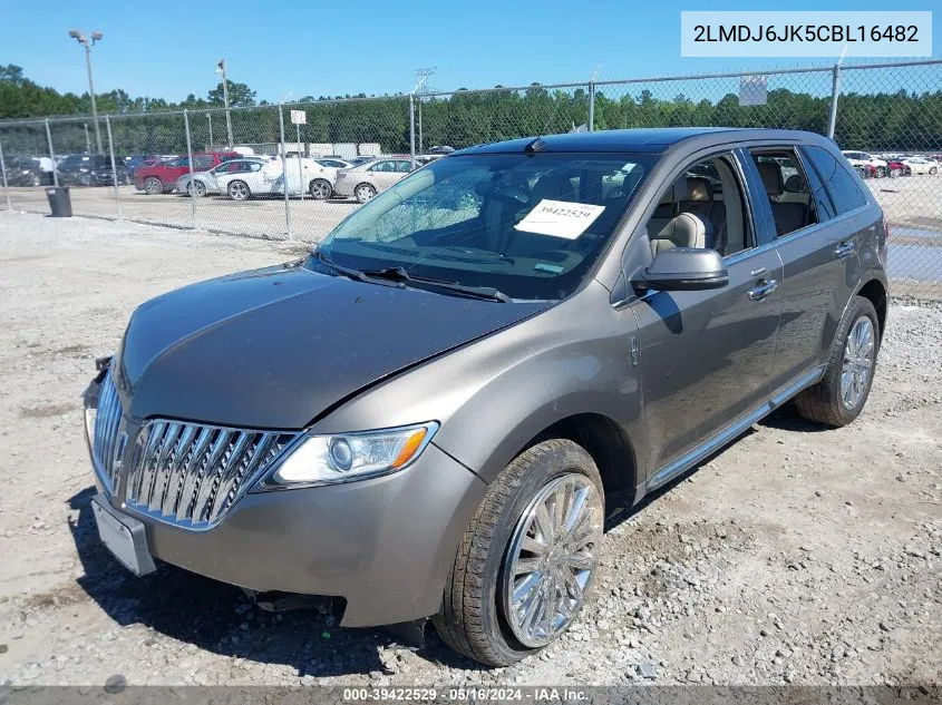 2LMDJ6JK5CBL16482 2012 Lincoln Mkx