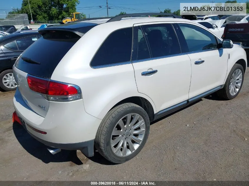 2LMDJ6JK7CBL01353 2012 Lincoln Mkx