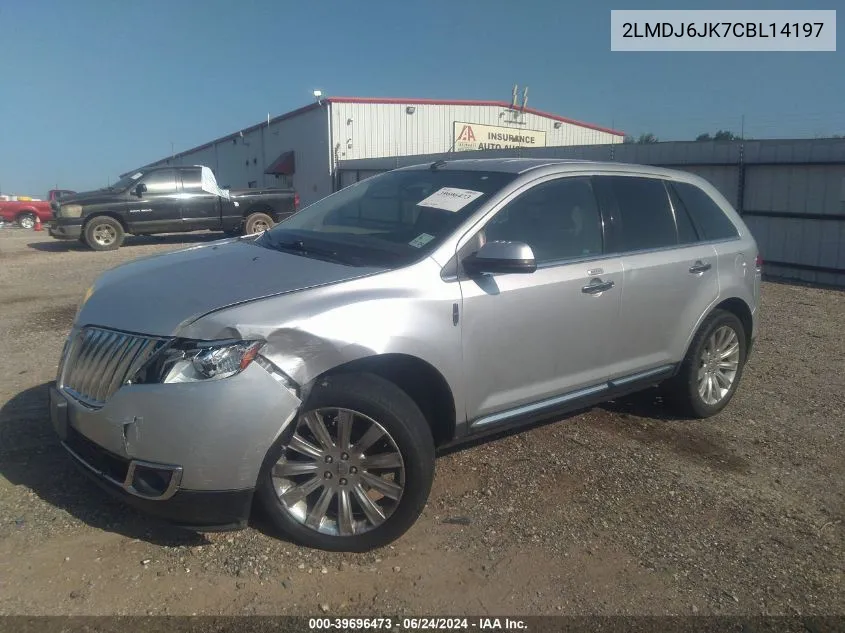 2LMDJ6JK7CBL14197 2012 Lincoln Mkx