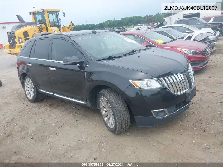 2LMDJ8JK4CBL12807 2012 Lincoln Mkx