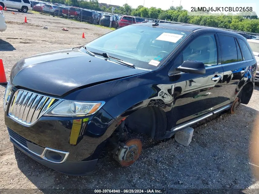 2LMDJ6JK1CBL02658 2012 Lincoln Mkx