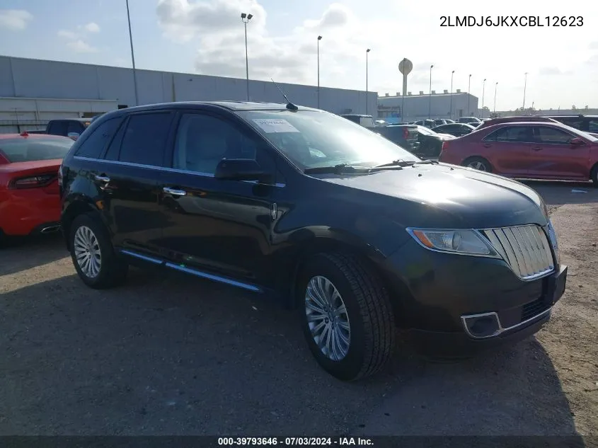 2LMDJ6JKXCBL12623 2012 Lincoln Mkx