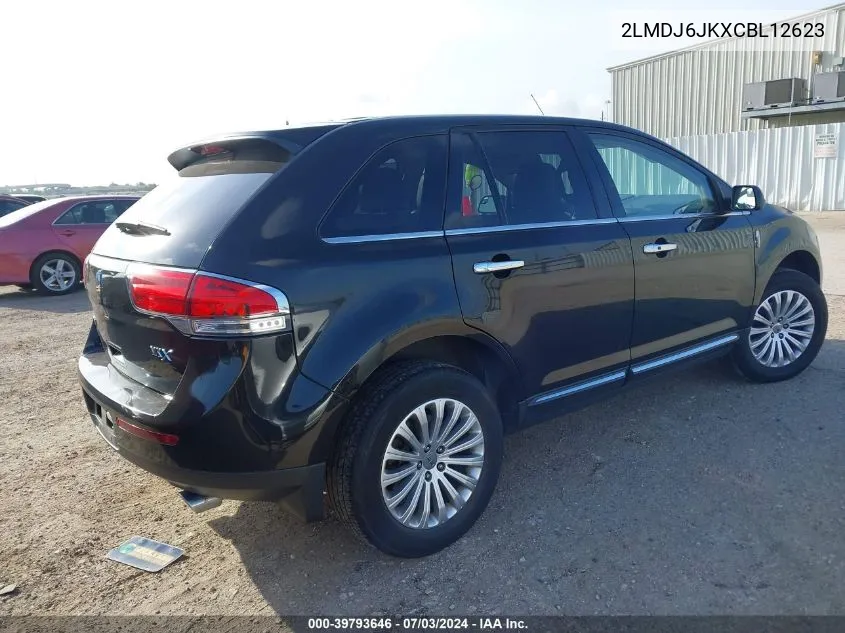 2LMDJ6JKXCBL12623 2012 Lincoln Mkx