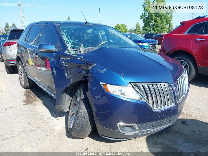 2012 Lincoln Mkx VIN: 2LMDJ8JK8CBL08128 Lot: 39823682