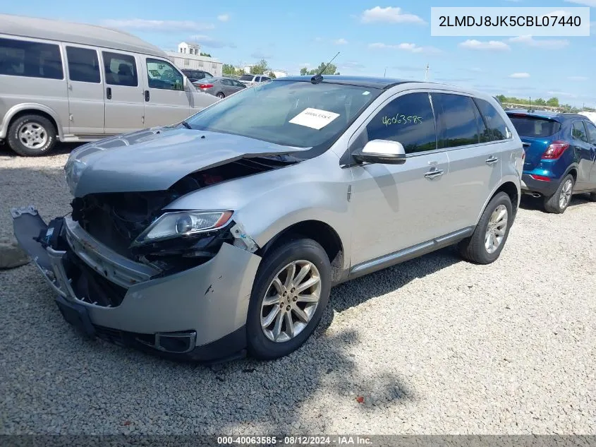 2LMDJ8JK5CBL07440 2012 Lincoln Mkx