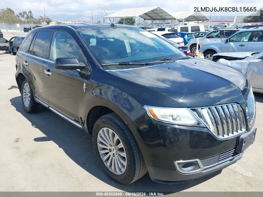 2012 Lincoln Mkx VIN: 2LMDJ6JK8CBL15665 Lot: 40302549