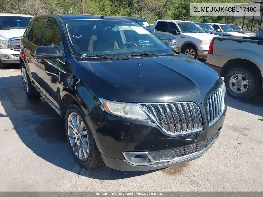 2LMDJ6JK4CBL17400 2012 Lincoln Mkx