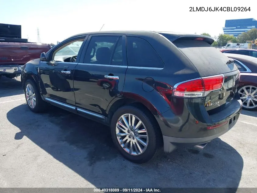 2LMDJ6JK4CBL09264 2012 Lincoln Mkx