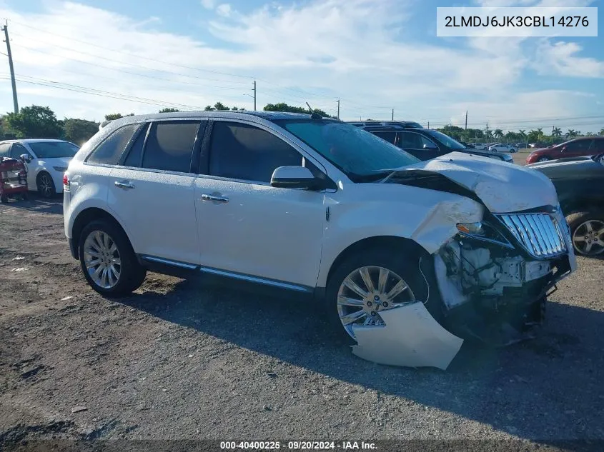 2LMDJ6JK3CBL14276 2012 Lincoln Mkx