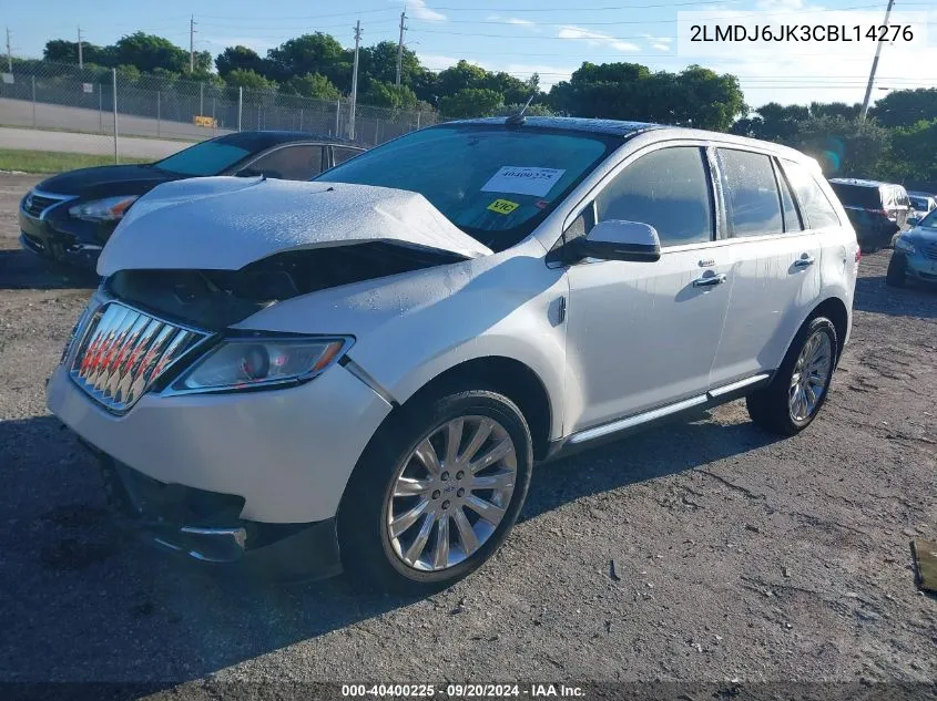 2LMDJ6JK3CBL14276 2012 Lincoln Mkx