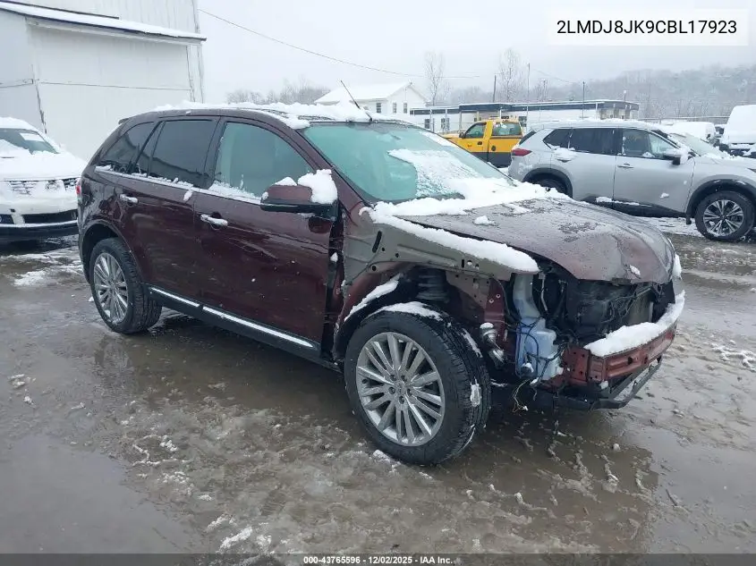 2LMDJ8JK9CBL17923 2012 Lincoln Mkx