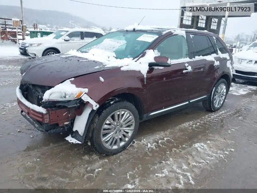 2LMDJ8JK9CBL17923 2012 Lincoln Mkx