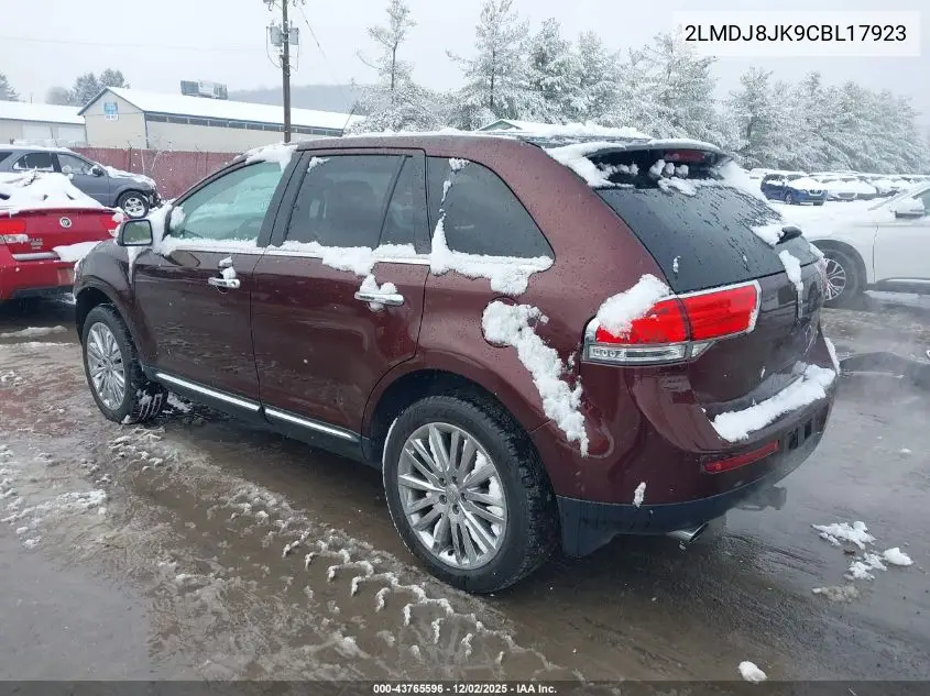 2LMDJ8JK9CBL17923 2012 Lincoln Mkx
