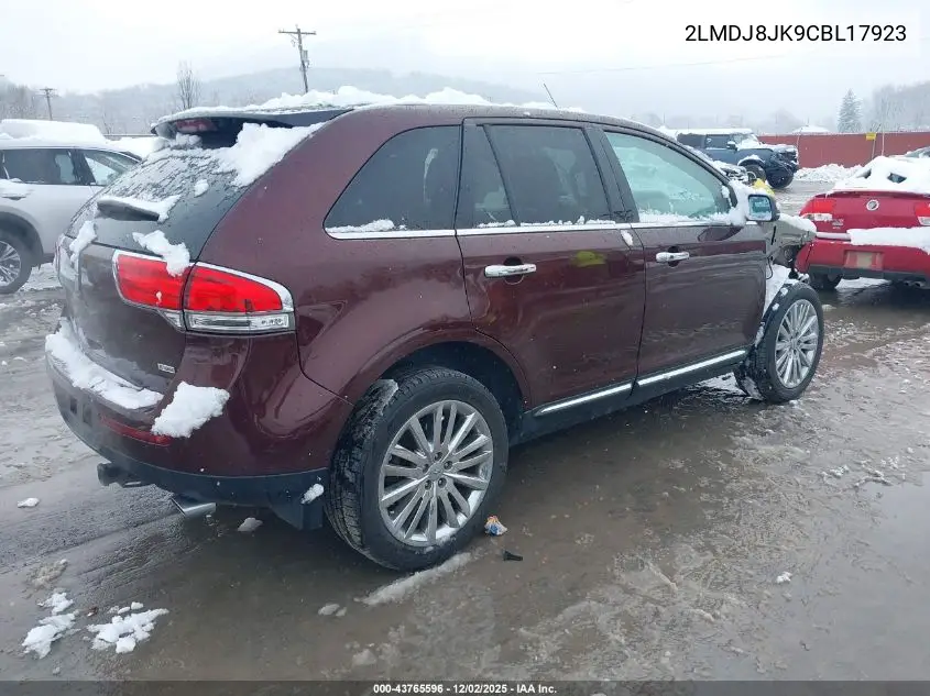2LMDJ8JK9CBL17923 2012 Lincoln Mkx