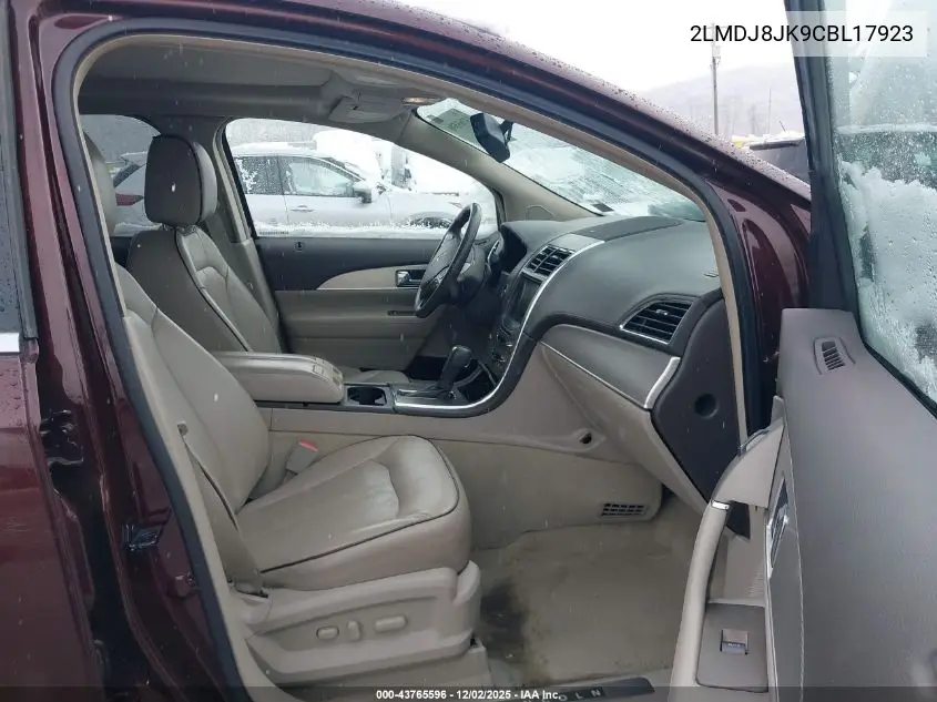 2LMDJ8JK9CBL17923 2012 Lincoln Mkx