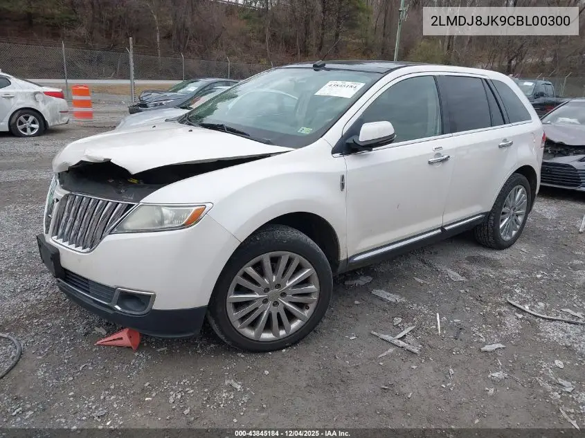 2LMDJ8JK9CBL00300 2012 Lincoln Mkx