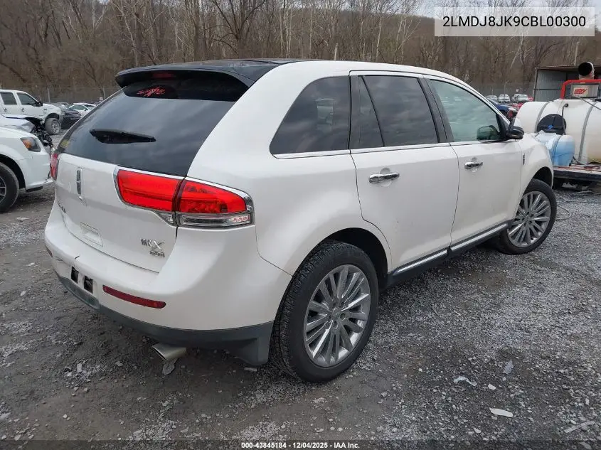 2LMDJ8JK9CBL00300 2012 Lincoln Mkx