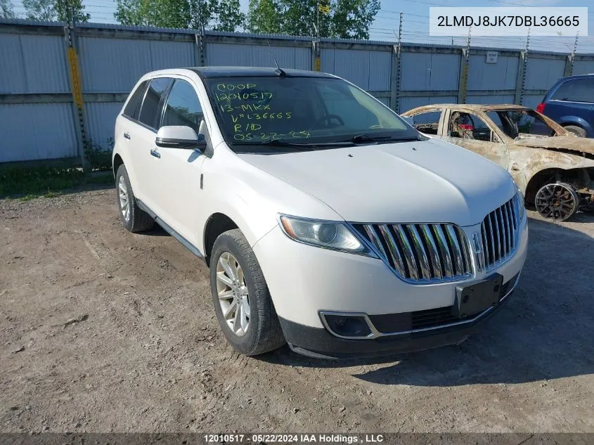 2LMDJ8JK7DBL36665 2013 Lincoln Mkx