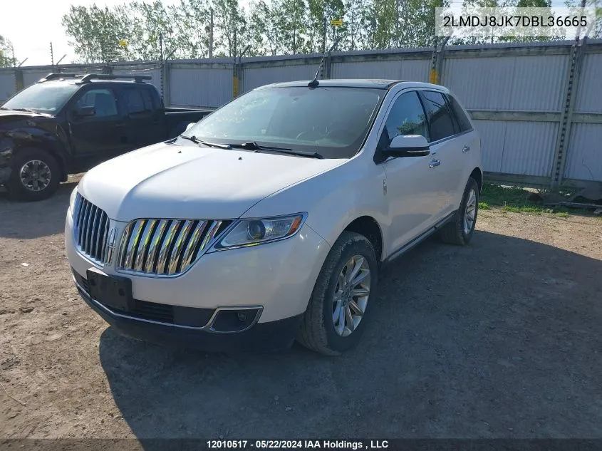 2LMDJ8JK7DBL36665 2013 Lincoln Mkx