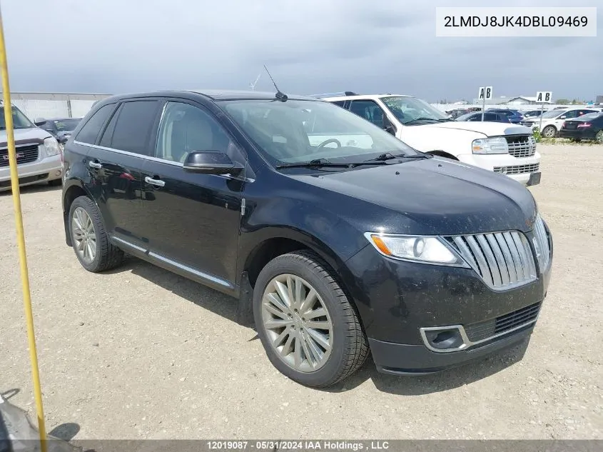 2LMDJ8JK4DBL09469 2013 Lincoln Mkx