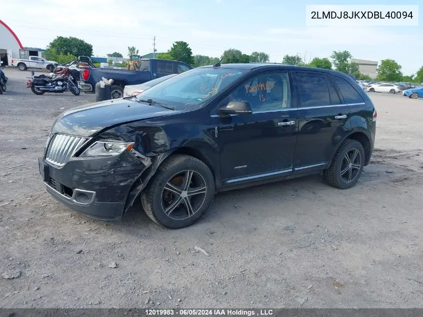 2LMDJ8JKXDBL40094 2013 Lincoln Mkx