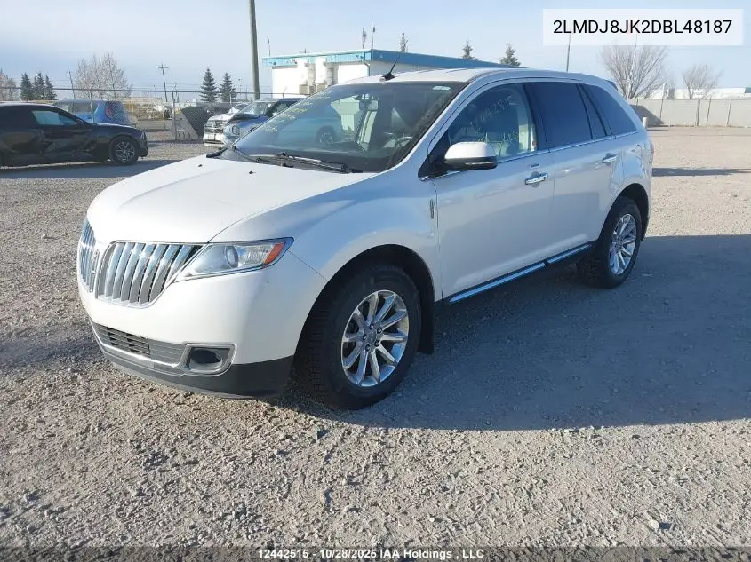 2LMDJ8JK2DBL48187 2013 Lincoln Mkx