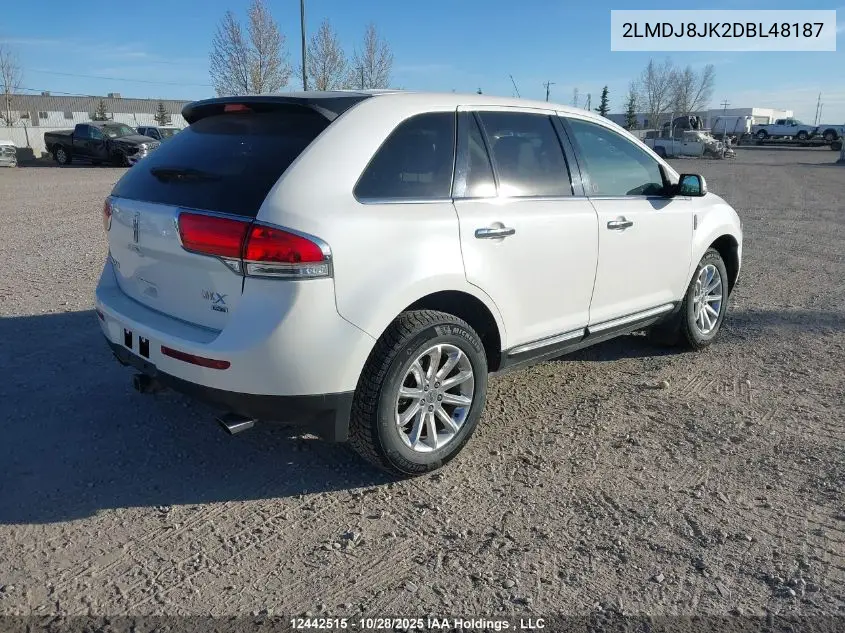 2LMDJ8JK2DBL48187 2013 Lincoln Mkx