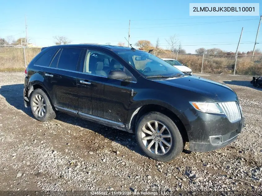 2LMDJ8JK3DBL10001 2013 Lincoln Mkx