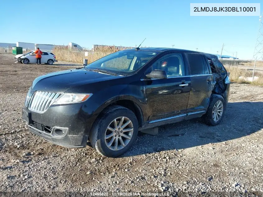 2LMDJ8JK3DBL10001 2013 Lincoln Mkx