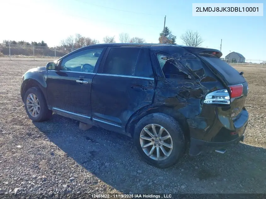 2LMDJ8JK3DBL10001 2013 Lincoln Mkx