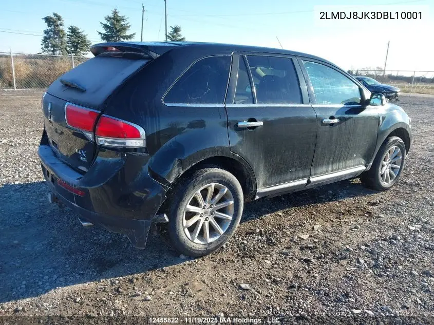 2LMDJ8JK3DBL10001 2013 Lincoln Mkx