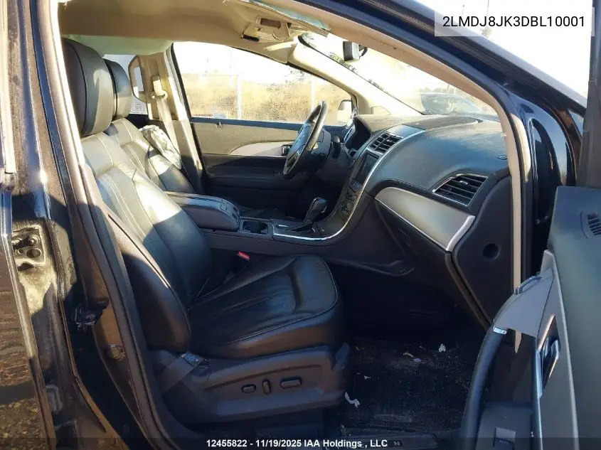 2LMDJ8JK3DBL10001 2013 Lincoln Mkx