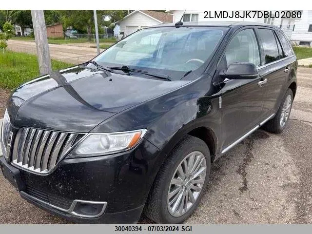 2LMDJ8JK7DBL02080 2013 Lincoln Mkx