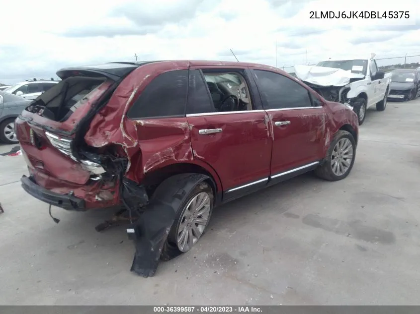 2LMDJ6JK4DBL45375 2013 Lincoln Mkx