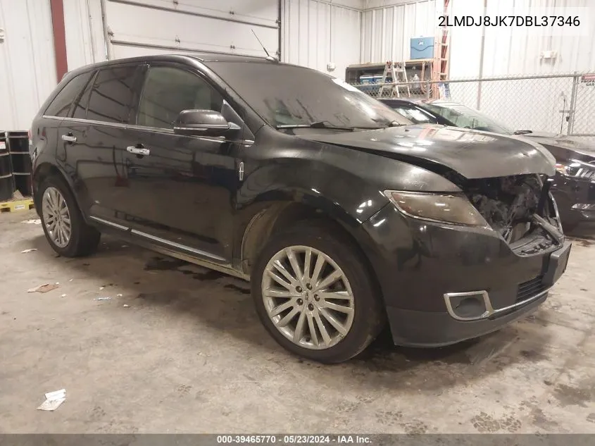 2013 Lincoln Mkx VIN: 2LMDJ8JK7DBL37346 Lot: 39465770