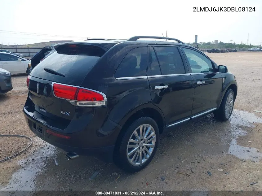 2LMDJ6JK3DBL08124 2013 Lincoln Mkx