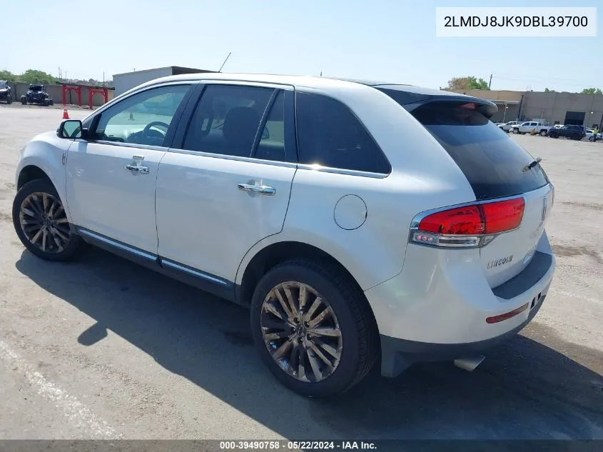 2LMDJ8JK9DBL39700 2013 Lincoln Mkx