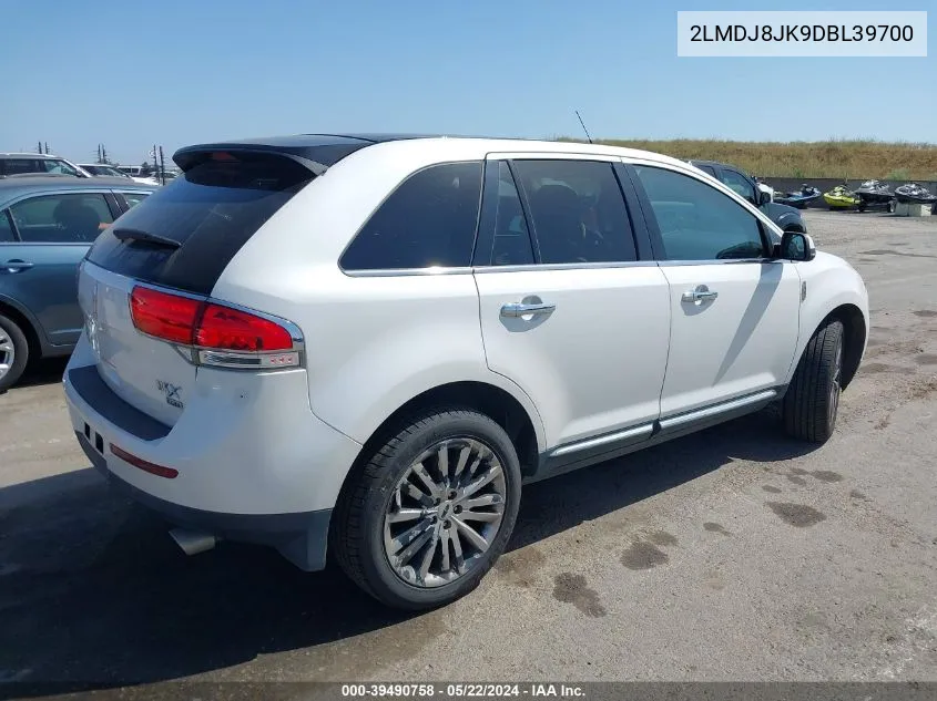 2LMDJ8JK9DBL39700 2013 Lincoln Mkx