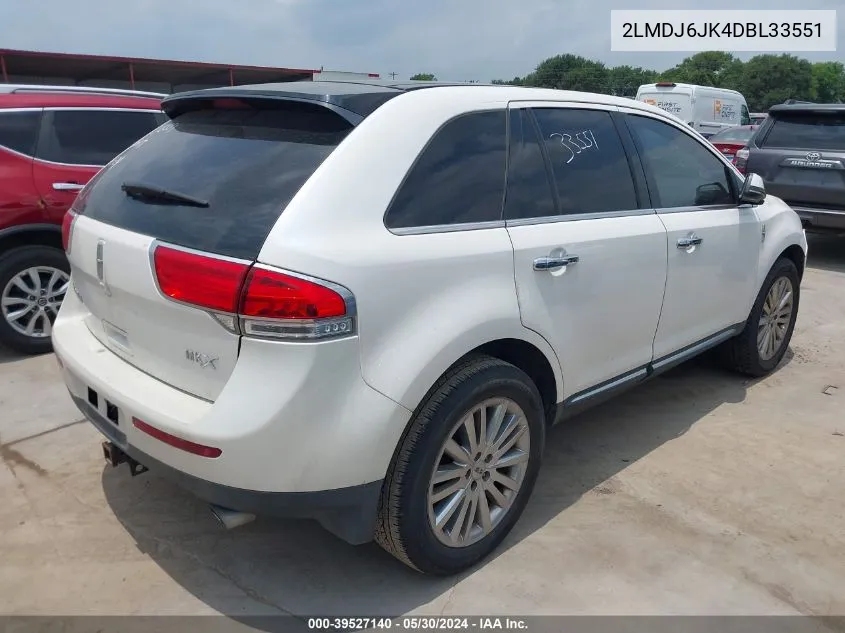 2LMDJ6JK4DBL33551 2013 Lincoln Mkx