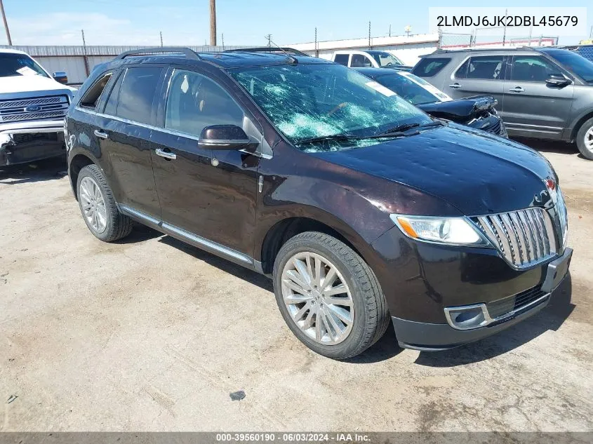 2LMDJ6JK2DBL45679 2013 Lincoln Mkx